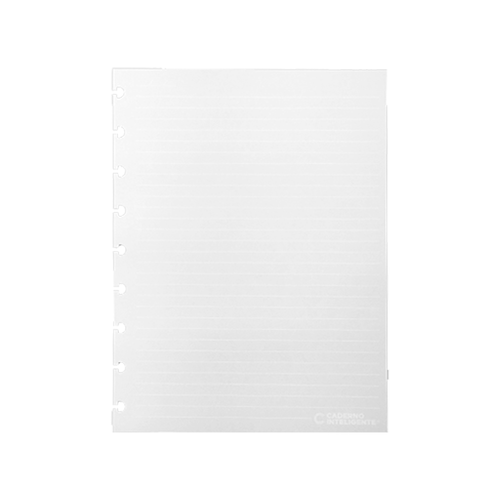 Refil de Folhas para Caderno Inteligente Pautado Linha Branca Médio - CI
