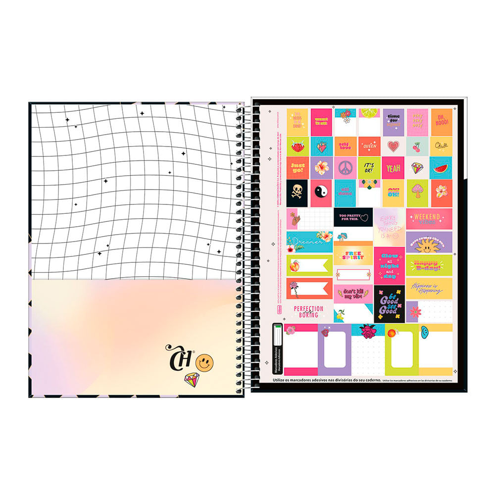 Planner Espiral 2023 Capricho Don't Kill My Vibe Tilibra haikai